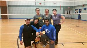 Adult indoor volleyball league- Mon. night