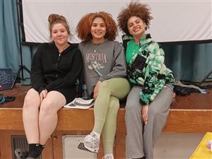 Our afterschool staff : Hailey, Johnadia, and Ivy