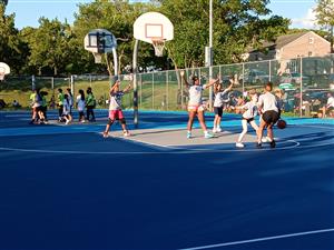 6-27 gray warms up while green and white battle it out