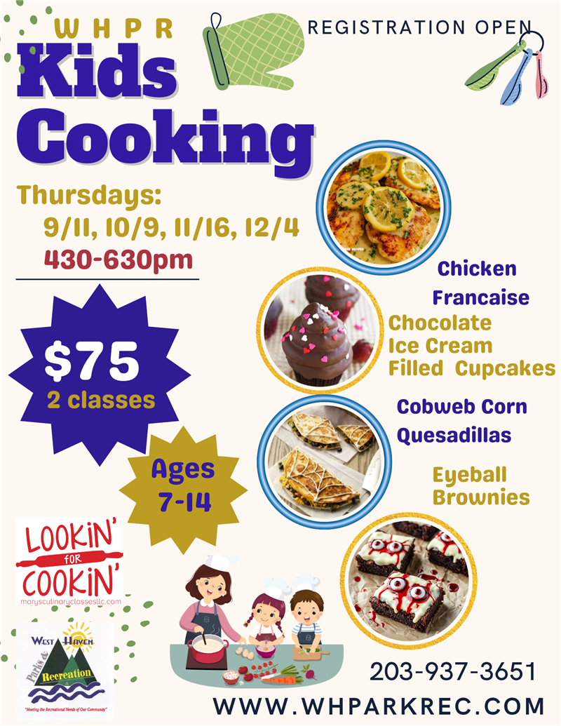 kids cooking fall